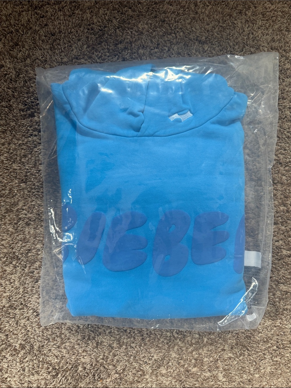 Justin Bieber Official Coachella 2026 Blue Bieber Hoodie SKYLRK